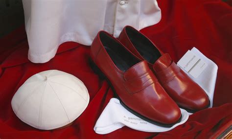 red prada shoes pope|pope john paul shoes.